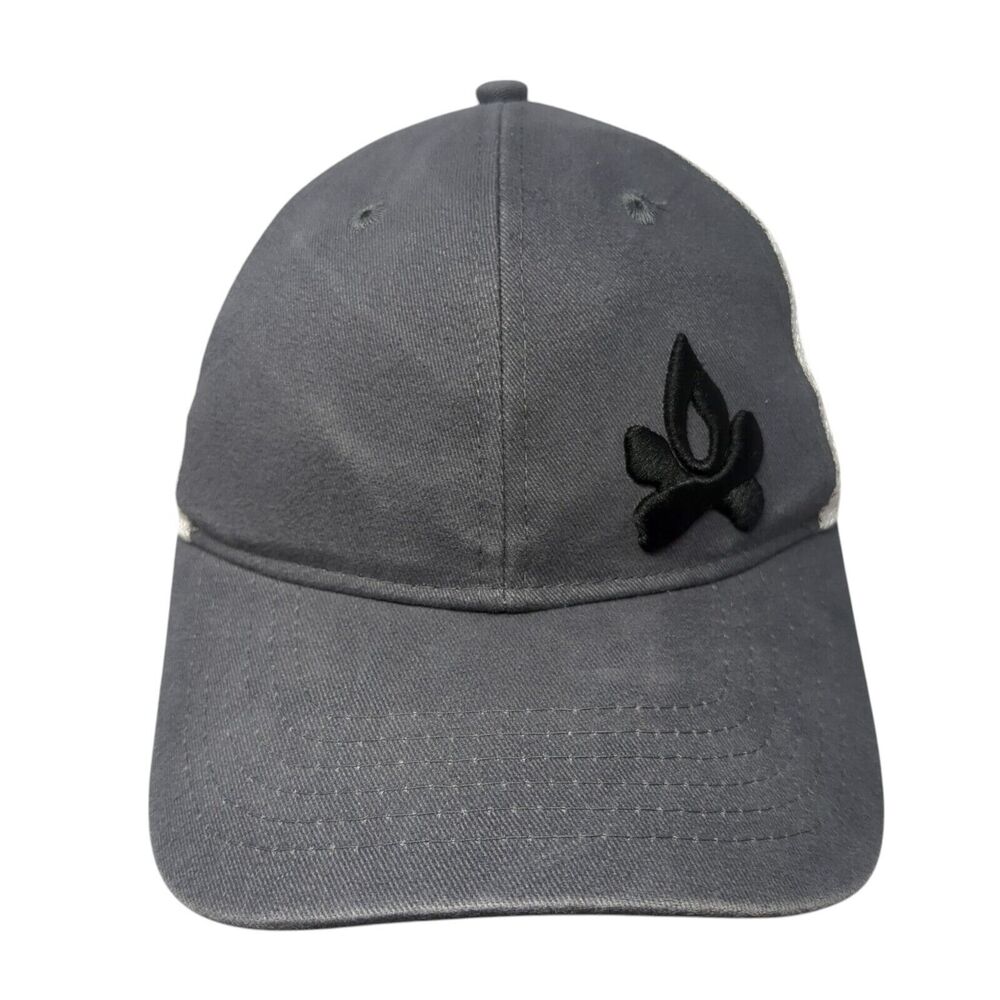 Camp Chef Snapback Mesh Back Trucker Hat Gray One Size Embroidered